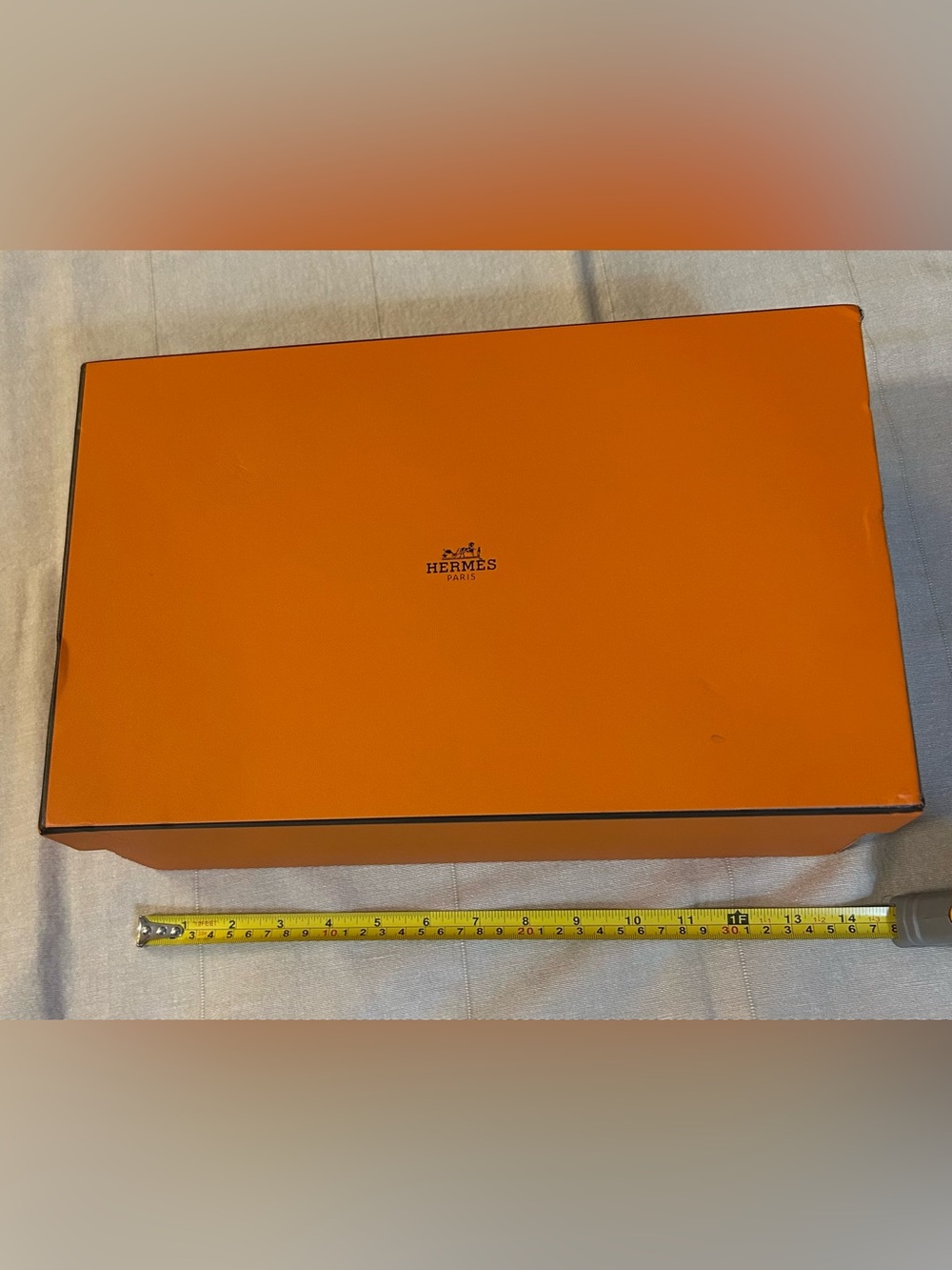 Hermes Orange Shoe Storage Box Decoration
